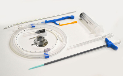 Система для венозно-артериального доступа c портом эллипсовидным PORT TI (титановым) с катетером 8 F и набором для установки купить оптом в Оренбурге